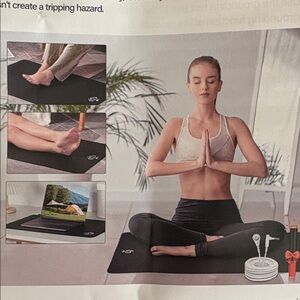 Black Leatherette Roll with White Logo